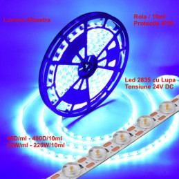 BANDA LED 2835 CU LUPA -...