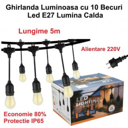 GHIRLANDA LUMINOASA 5 METRI...