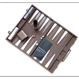 JOC TABLE BACKGAMMON PIELE