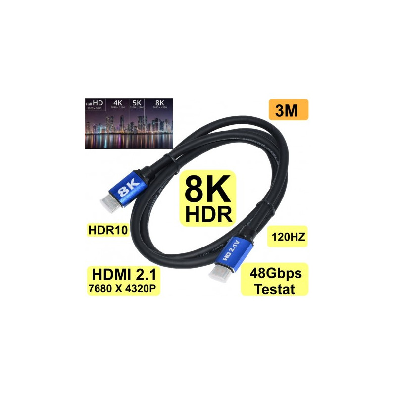 Infect Unity Lock CABLU HDMI 8K HDTV 2.1V / 3M