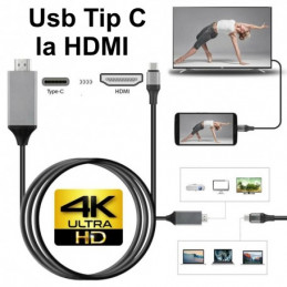 CABLU USB TIP C 3.1 LA HDMI...